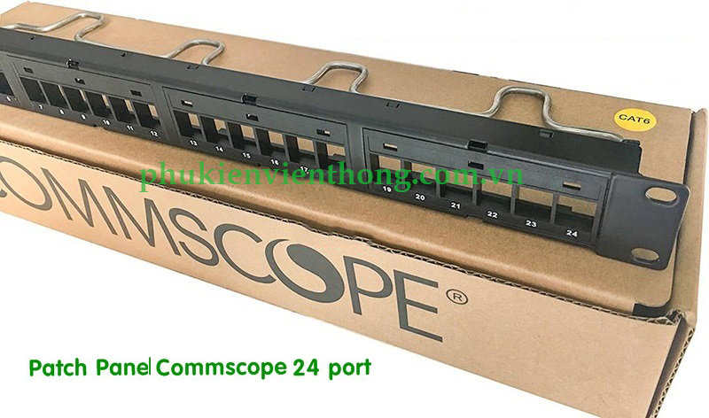 Patch panel COMMSCOPE 24 port cat6 loại tốt